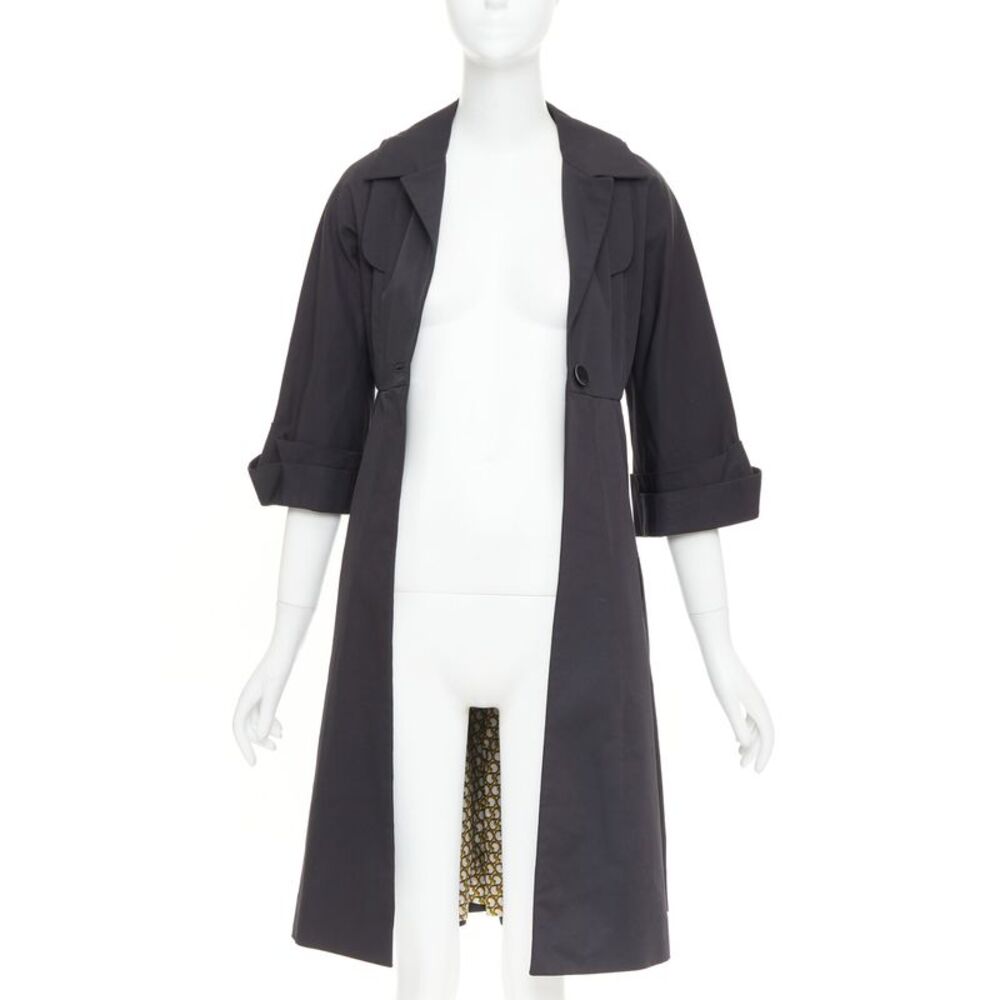 Gucci Textured Nylon Long Coat